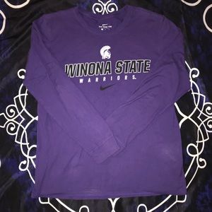 Men’s Winona State Nike Long sleeve